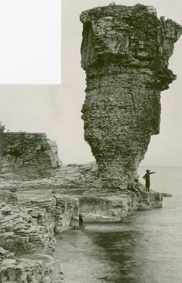 Flowerpot on Flowerpot Island in the Georgian Bay district, Ontario, Canada's latest national park