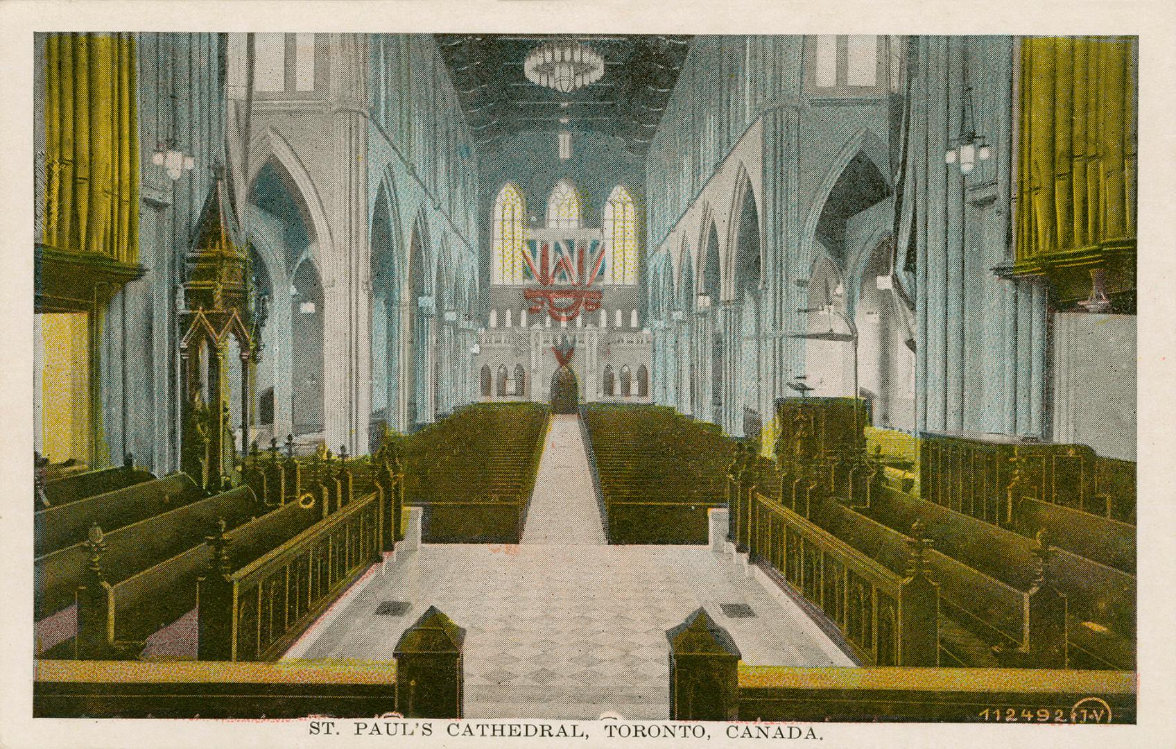 St. Paul's Cathedral, Toronto, Canada. [Interior]