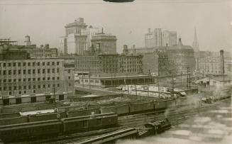 Toronto 1923, looking north east from A