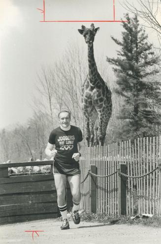 Ron Barbaro's a hit jogging at zoo