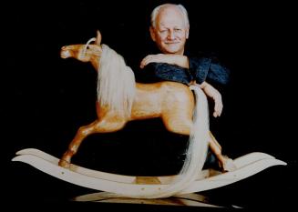 He will Rock you Gerard Boileau carves rocking horses available at One Of A Kind Christmas Canadian Craft show and sale, from Nov. 26 to Dec. 6. The self-taught carver makes about 20 large horses a year.