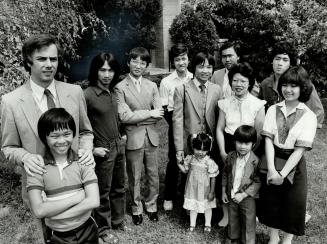 Bryan Buchan says his life with 11 Vietnamese refugees in one big family is enormously rewarding