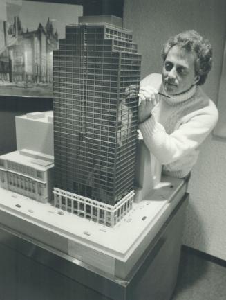 Meticulous handcrafting: That's what keeps renowned architects and major developers knocking on Ed Cotton's door. His model for Fidinam Inc. of a 37-storey tower in Chicago's banking district involved sculpting to scale elaborate 90-year-old carvings on its first three floors.