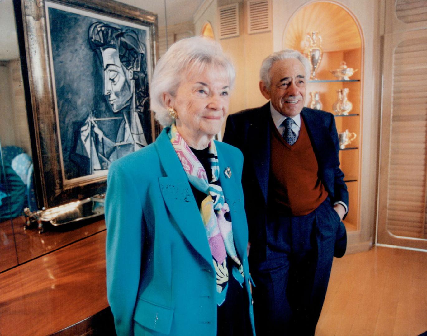 Vivian and David Campbell, Art Collectors and Philan Thropists.
