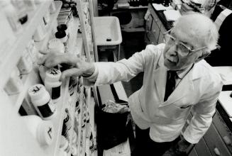 Years of experience: When Norman Charles, 80, started out, pharmacists had to mix their own compounds and even make some pills from scratch.