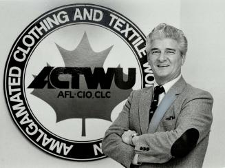 Responsibility ignored: Charles Bud Clark, Canadian director of the Amalgamated Clothing and Textile Workers Union (textile division) and vice-president of the Ontario Federation of Labour, believes the Ontario government should enact legislation to offer workers shelter from layoffs and plant closures.