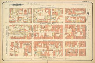 [Plate 6] Atlas of the city of Toronto and vicinity from special survey founded on registered plans and showing all building and lot numbers.