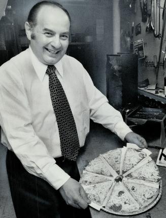 The Pop-Out Pizza that divides itself into sections was invented by Brian Davidson, who found interest in it in the U.S, but not in Canada.