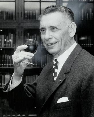 The Marquis De Jouennes in Toronto yesterday, He brought the bad news that wine prices will go up on May 1