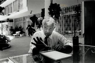Bernard Dussault: Ambassador's residence is doubling as the Canadian embassy.