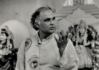 Dr. Budhendra Doobay: Priest of Hindu temple in Richmond Hill.