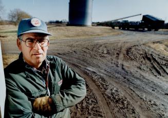 Barren times: Farmer Don Drake finds the market for his black sunflower seeds has dried up as consumers cut back.