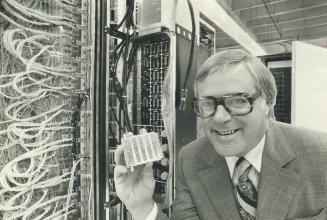Canadian Technology, says Gary Glover of Control Date Canada, went into development of the Cyber series of large-scale computers, including the one used by farmers. Company also exports computers.