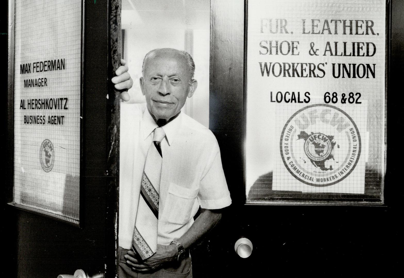 It's his fault: Union manager Max Federman, left, and furrier Joe Kerbel, above blame each other for the loss of Toronto's once-thriving fur industry to Montreal. They've been each other 60 years - back to a time when workers were paid $3 for a 60-hour we
