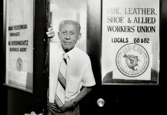 It's his fault: Union manager Max Federman, left, and furrier Joe Kerbel, above blame each other for the loss of Toronto's once-thriving fur industry to Montreal. They've been each other 60 years - back to a time when workers were paid $3 for a 60-hour we