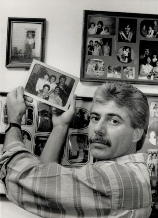 Family Memories: Sandy Fitzpatrick, above, an inmate at Millhaven Penitentiary, was shot and killed by a prison guard Oct. 15, 1987, but his family found out he was dead from a television news report, not prison officials, says his brother Robert, right,
