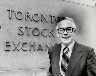 Terry Flanagan, outside the Toronto Stock Exchange, heads a group that wants to start a new exchange to deal strictly in speculative mining issues. Small mine explorers, chafing under stiff regulations, see the exchange as one idea to ease chronic shortag