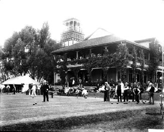 Lawn bowling at Royal Canadian Yacht Club Club House, Centre Island