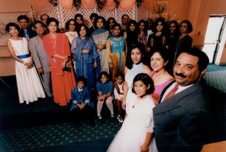 Ghadially family Farah, 9, Saira, 14, Sohrab (dad), Amy (Mother)