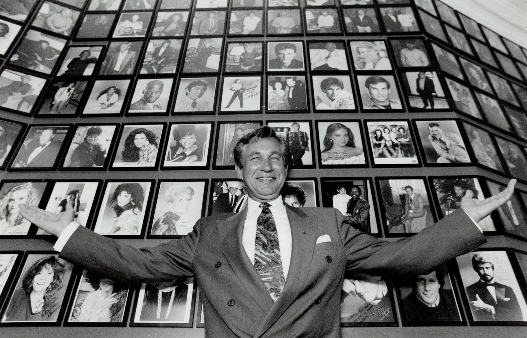 Hans Gerhardt keeps a photographic record of the celebrities he greets as president of Toronto's Sutton Place hotel.