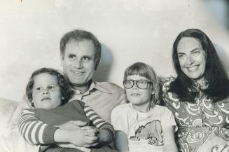Israel's Matti Golan and wife Nitza with Leah, 4, and Shmuel, 9