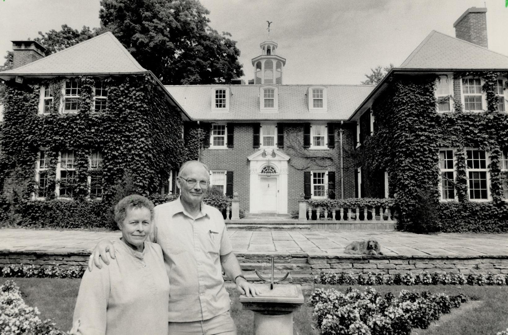 End of a dream: David and Nancy Hadden, owners of Batterwood, the former estate of governor-general Vincent Massey, had planned to build a guesthouse to accommodate fellow members of the Baha'l faith
