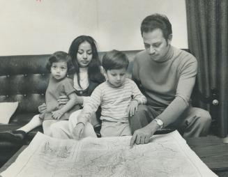 Hunger and Terror are remembered by Musleh Haqqi, 32, and his wife, Suraiya, 22, as they sit with their children, 18-month-old daughter, Ayeshe, and 3-year-old son, Shaheer, now back at their home in Mississauga, as they tell how they were caught in war between India and Pakistan, and struggled to safety