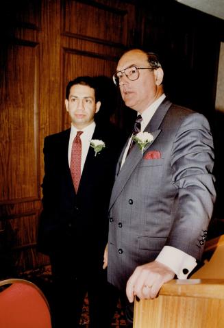 Allister Graham (R), Jonathan A Walfi (L) of the Oshawa group