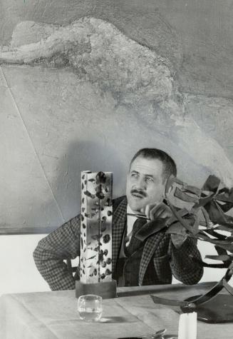 Architect Irving Grossman has known artist most of his life and because of these contracts most of the works in his personal collection are pieces that have been created by very close friends