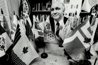 Municipal flag expert: Scarborough teacher and librarian Kevin Harrington is unfurling facts about the growth of flags in Canadian cities and towns at an International conference on vexillology (study of flags) this week in Madrid, Spain