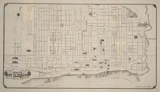 Map of the City of Toronto Canada West