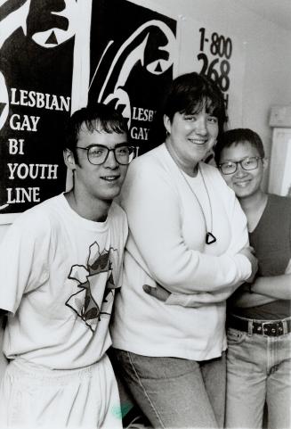 Tim Guimond (left) Debbie Hagell (C) and Frances Limfat