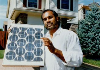 Sun Power: Lalith Gunaratne sees enormous potential for good in solar panels.