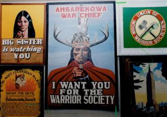 Warrior Art: Louis Hall, author of the Mohawk manifesto, also paints.