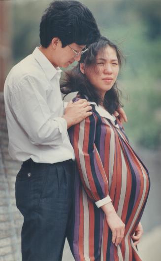Crime of Pregnancy: Wai Shang Ho, 31, and his pregnant wife Siu Ling Chow, 28, face deportation after fleeing China so they could have another baby.