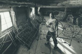 David Hughes spends his days refurbishing iron beds. It probably seems like an odd thing to collect, he admits.