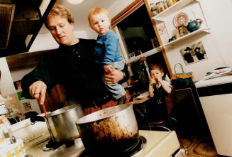 Michael Hoechsmann (with sons Max, 5, and Lucas, 18 months)