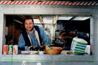 Ioan Hervath hotdog vendor