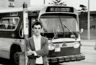 Call for involvement: Youngster was ordered off bus for not having student card or difference in fare and David Innes, above, protests not only the inconsideration of driver but also that of myself and those around me