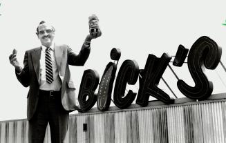 The taste test: Glen Lutz, general manager of the Bick's plant, samples pickle produced in the day's run