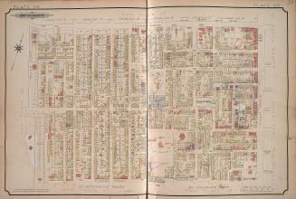 Atlas of the city of Toronto and vicinity from special survey founded on registered plans and showing all building and lot numbers.