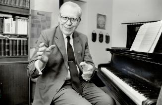 Music enthusiast: Although George Limeback has been pursuing a business career for the past 50 years, he's picking up a baton to conduct four orchestras and six choirs in a concert to raise money for Birchmout Park Collegiate's award-winning band