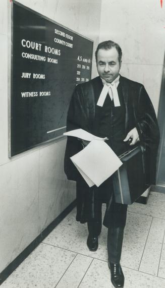 Bob McGee, deputy crown attorney for Toronto is responsible for special seven-man squad of lawyers who handle the largest number of rape cases in Metro