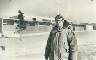 Principal Ron Marley, stands outside what will become Ontario's most northerly high school in Moosonee when it opens in September