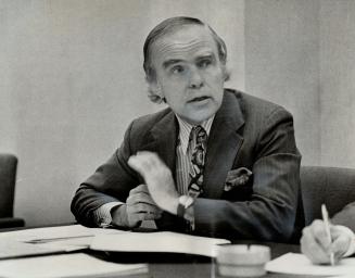 Present boss John McCutcheon denied he is part-time president, and said his firm's troubles are part of the overall problems of crowded computer service field