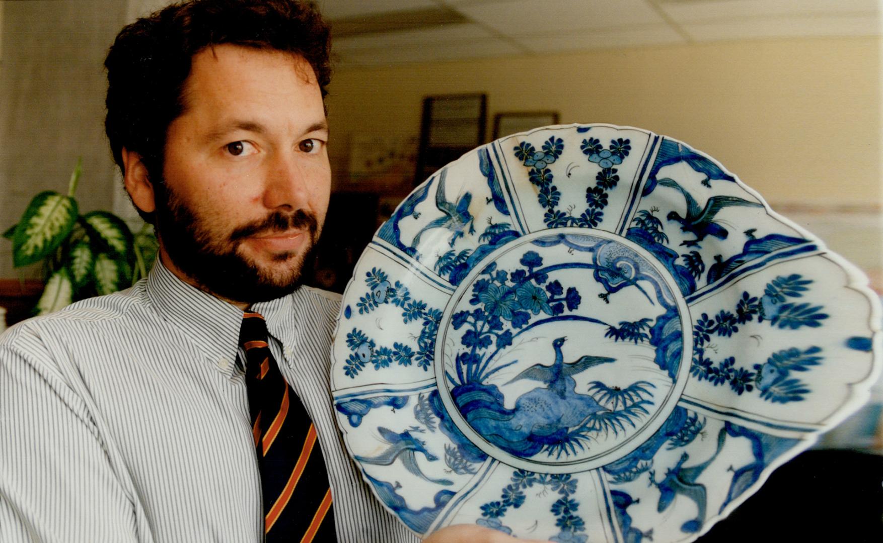 Robert with early 18th c Plater
