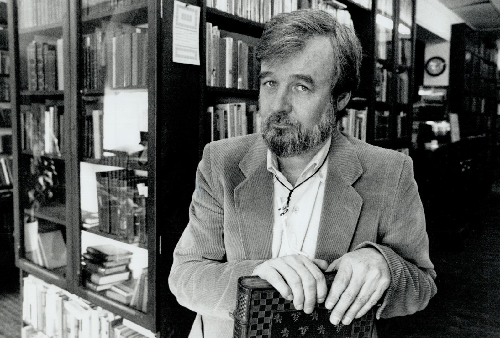 The next generation basically won't read, laments David Masion, who sells antiquarian books. They'll be getting their information electronically.
