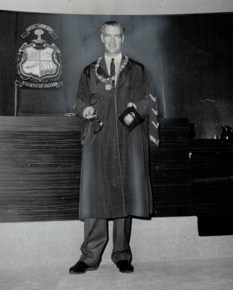 llest warden in Ontario Herbert Merry was chosen yesterday by Halon county council at Milton