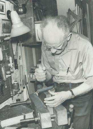 Bookbinding specialist Robert Muma, 69, specializes in restoration and leather craft