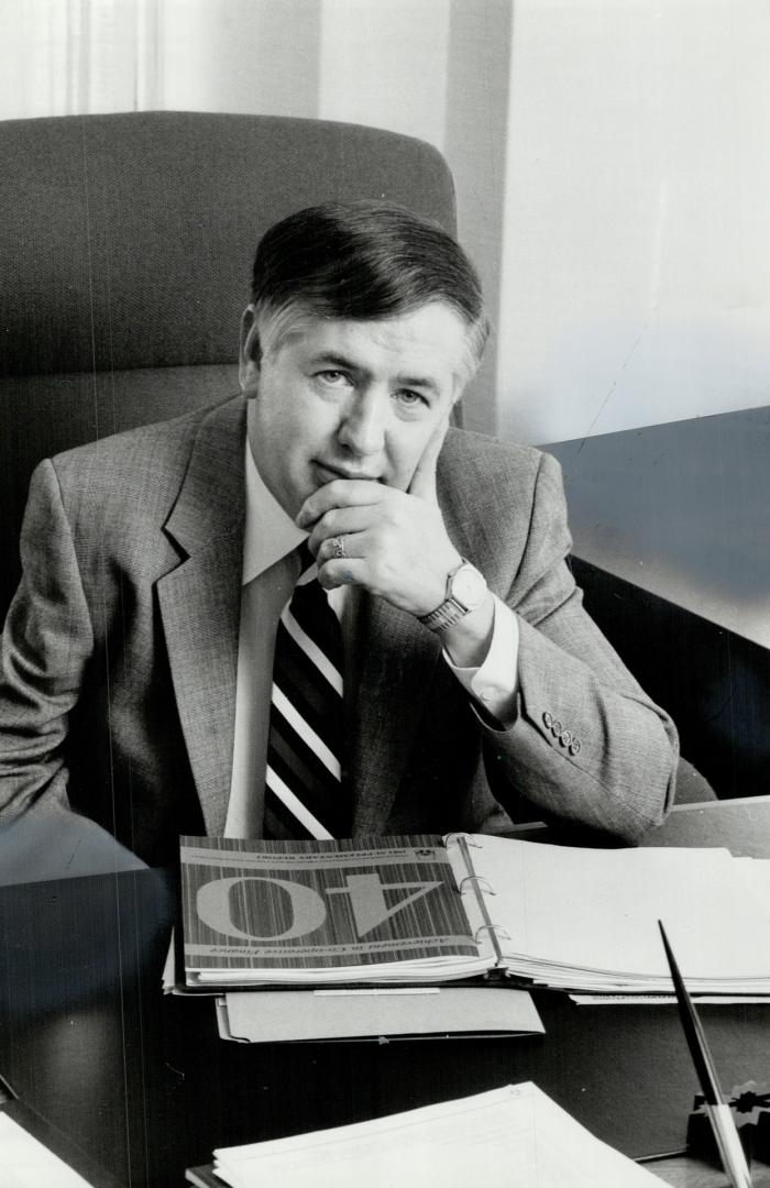 Black year: George May, chief executive officer of the national credit union organization Canadian Co-operative Society Ltd